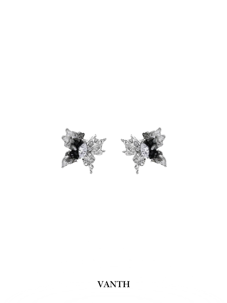 Ice Crystal Butterfly Küpe