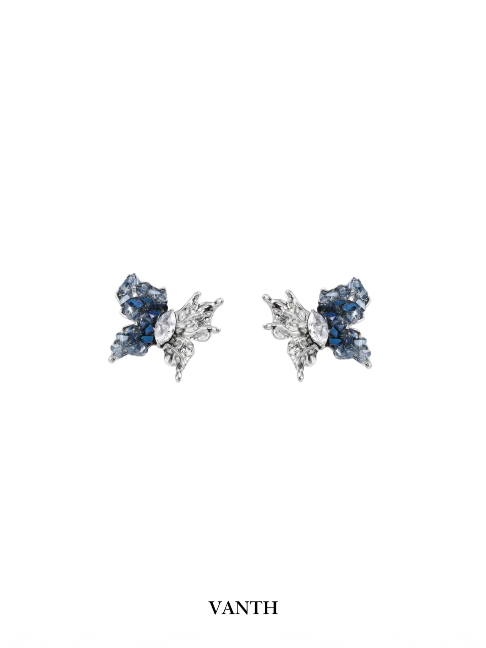 Ice Crystal Butterfly Küpe
