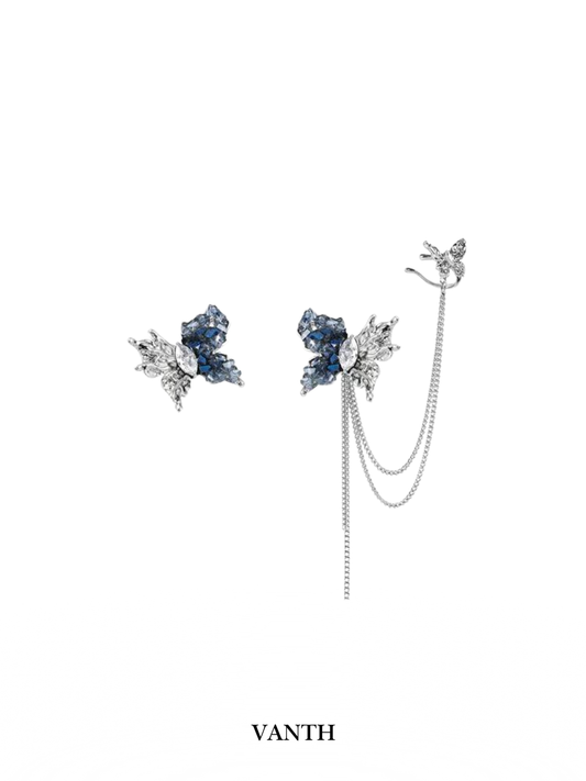 Crystal Chain Küpe