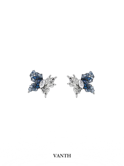 Ice Crystal Butterfly Küpe