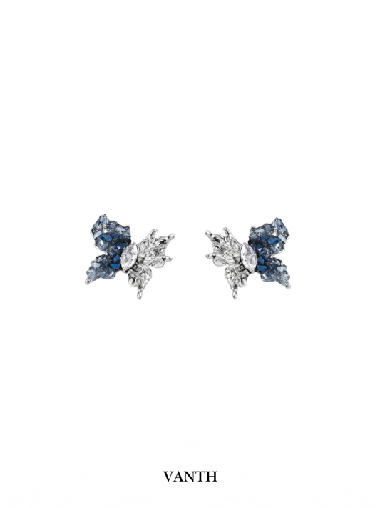 Ice Crystal Butterfly Küpe
